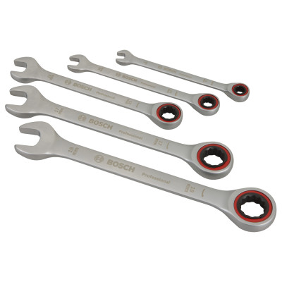 Ключі ріжково-накидні 5 шт BOSCH Professional 8-19 мм 1600A02Z3D