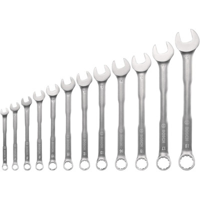 Ключі ріжково-накидні 12 шт BOSCH 6-19 мм 1600A02Z9D