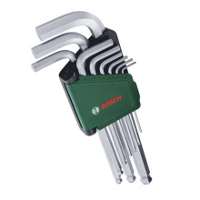 Ключі шестигранні L-подібні 9 шт BOSCH H1.5-10 1600A032V1