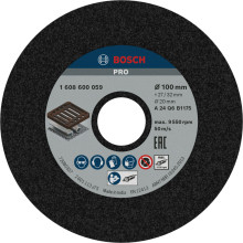 Круг шлифовальный по металлу BOSCH PRO Metal 100х20 мм G24 1608600059
