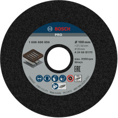Круг шлифовальный по металлу BOSCH PRO Metal 100х20 мм G24 1608600059