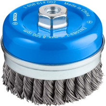 Чашкова зачисна щітка BOSCH PRO Metal heavy 100x0.8 мм 1608614002