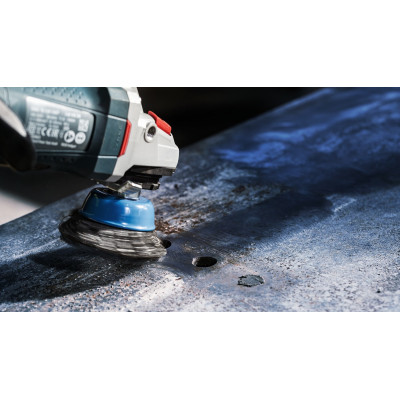 Чашкова зачисна щітка BOSCH PRO Metal heavy 100x0.8 мм 1608614002