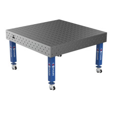 Сварочный стол на колёсах GPPH PRO 1500x1480 мм, fi16, сетка 100х100 мм