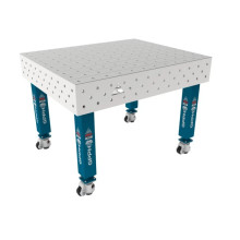 Зварювальний стіл на колесах GPPH PRO INOX 1200х1000 мм, fi16, сітка 50х50 мм