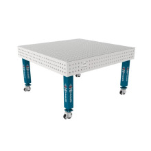 Зварювальний стіл на колесах GPPH PRO INOX 1500х1480 мм, fi16, сітка 50х50 мм