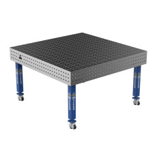 Сварочный стол на колёсах GPPH PLUS 1500х1480 мм, fi16, сетка 50х50 мм