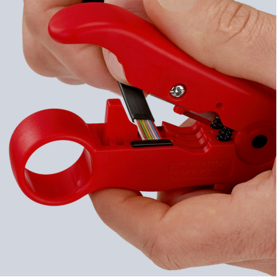 Стріппер для зняття ізоляції з коаксіальних кабелів KNIPEX 16 60 06 SB