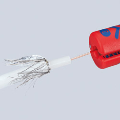 Інструмент для зняття ізоляції з коаксіальних кабелів KNIPEX 16 60 100 SB