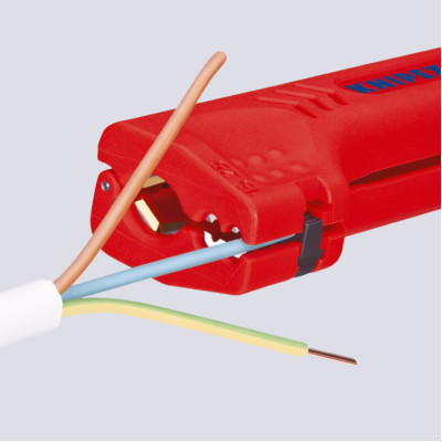 Універсальний інструмент для зняття оболонки з кабелю KNIPEX 16 90 130 SB