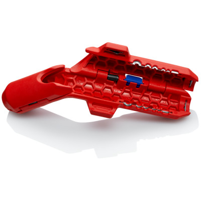 Універсальний інструмент для зняття оболонки з кабелю KNIPEX ErgoStrip 16 95 02 SB