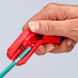 Універсальний інструмент для зняття оболонки з кабелю KNIPEX ErgoStrip 16 95 02 SB