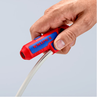Універсальний інструмент для зняття оболонки з кабелю KNIPEX ErgoStrip 16 95 02 SB