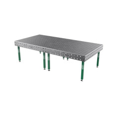 Сварочный стол на колёсах GPPH SMART 3000х1480х15 мм, fi16, диагональная сетка