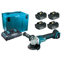 Акумуляторна кутова шліфмашина Makita DGA504Z + BL1830 4шт. 198830-2