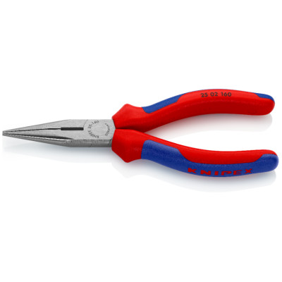 Плоскі круглогубці з ріжучими кромками KNIPEX 160 мм 25 02 160