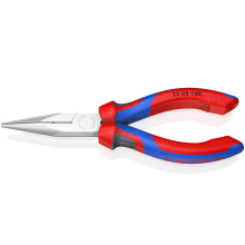 Плоскі круглогубці з ріжучими крайками KNIPEX 25 05 160
