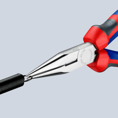 Плоскі круглогубці з ріжучими крайками KNIPEX 25 05 160
