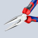 Плоскі круглогубці з ріжучими крайками KNIPEX 25 05 160