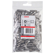 Біти 100 шт BOSCH Extra Hard PZ2 25 мм 2607001561
