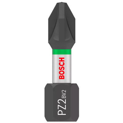 Биты ударные 25 шт BOSCH Pro Impact PZ2 25 мм 2607002804