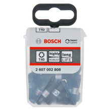 Біти ударні 25 шт BOSCH Pro Impact T40 25 мм 2607002808