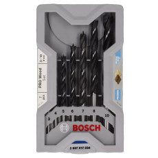 Набір спіральних свердел по дереву 7 шт BOSCH PRO Wood 3-10 мм 2607017034