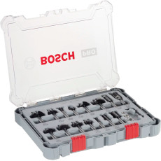 Набір фасонних фрез по дереву змішаний 15 шт BOSCH PRO 8 мм 2607017472