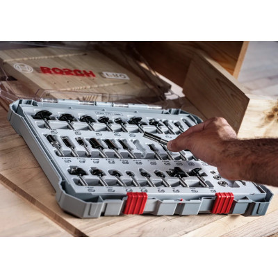 Набір фрез по дереву 30 шт BOSCH PRO 8 мм 2607017475