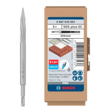 Списоподібні зубила 5 шт BOSCH PRO SDS plus-5C 250 мм SDS-Plus 2607019051