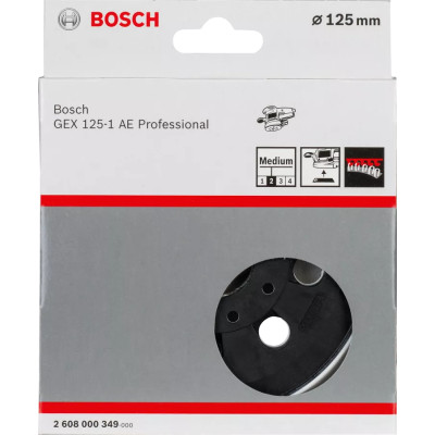 Шліфувальна платформа середня BOSCH 125 мм GEX 125-1 AE 2608000349