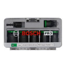 Haбіp гoлoвoк ударних 7 шт BOSCH PRO Standart  13-24 мм 1/2