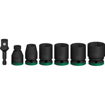 Haбіp гoлoвoк ударних 7 шт BOSCH PRO Standart  13-24 мм 1/2