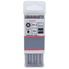 Біти подовжені 60 шт BOSCH Eco PH2 51 мм 2608521246