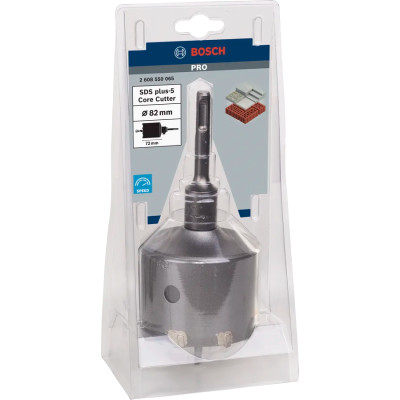 Коронка по бетону BOSCH PRO SDS plus-5 Core Cutter 82x72xSDS-Plus 2608550065