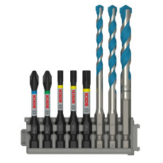Набір біт та свердел BOSCH PRO Impact Mixed Set Multi Construction Pick and Click 8 предметів 2608577144