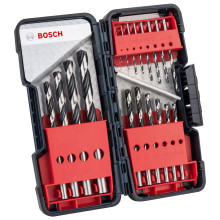 Набір свердел по металу 18 шт BOSCH HSS PointTeQ 1-10 мм 2608577350