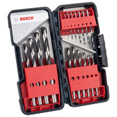 Набір свердел по металу 18 шт BOSCH HSS PointTeQ 1-10 мм 2608577350