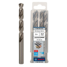 Свердла по металу 5 шт BOSCH PRO Metal HSS-G 10.4х87х133 мм 2608585525
