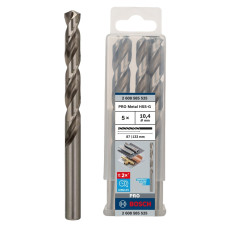 Свердла по металу 5 шт BOSCH PRO Metal HSS-G 10.4х87х133 мм 2608585525