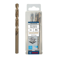 Свердла по металу 5 шт BOSCH PRO Stainless Steel HSS-Co 8.5х75х117 мм 2608585895