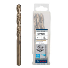 Свердла по металу 5 шт BOSCH PRO Stainless Steel HSS-Co 10х87х133 мм 2608585898
