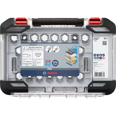 Набор биметаллических универсальных коронок 6 шт BOSCH PRO Multi Material PC Plus 19-68 мм 2608594423