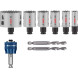 Набор биметаллических универсальных коронок 6 шт BOSCH PRO Multi Material PC Plus 19-68 мм 2608594423