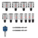 Набір біметалевих коронок універсальних 11 шт BOSCH PRO Multi Material PC Plus 20-76 мм 2608594425