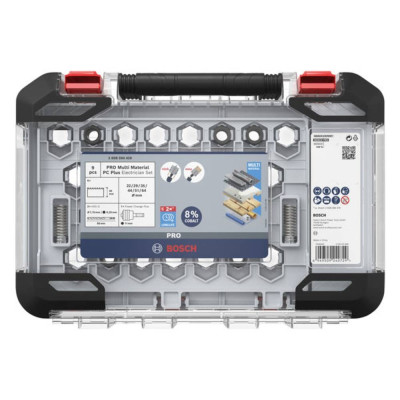 Набор биметаллических универсальных коронок 6 шт BOSCH PRO Multi Material PC Plus 22-64 мм 2608594428