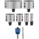 Набор биметаллических универсальных коронок 6 шт BOSCH PRO Multi Material PC Plus 20-114 мм 2608594431