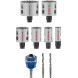 Набір біметалевих коронок універсальних 6 шт BOSCH PRO Multi Material PC Plus 22-64 мм 2608594436