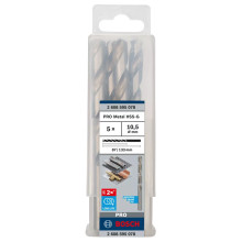 Свердла по металу 5 шт BOSCH PRO Metal HSS-G 10.5х87х133 мм 2608595078