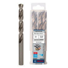 Свердла по металу 5 шт BOSCH PRO Metal HSS-G 11.5х94х142 мм 2608595080